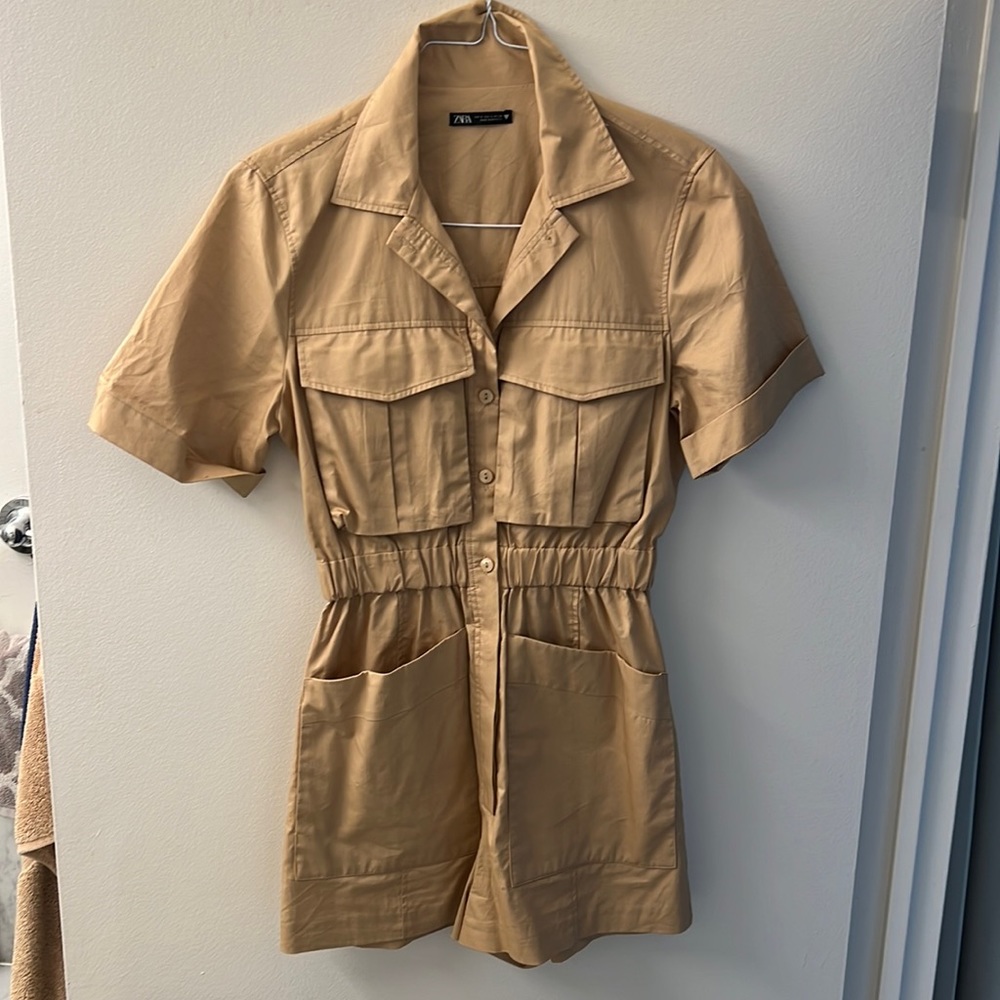 ZARA Cargo Romper